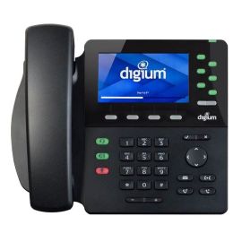 Digium 1TELD065LF 6-Lines Dual-Port Ethernet D65 VoIP Phone