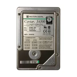 Western Digital AC34300 Caviar 4.3GB EIDE Server Hard Drive
