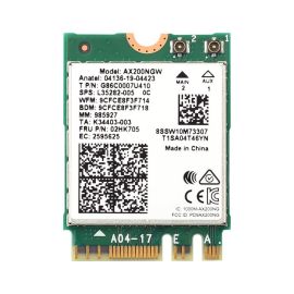 Intel AX200NGW Bluetooth 802.11ax Wireless LAN Card
