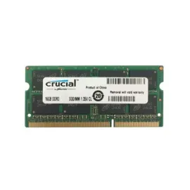 Crucial CT204864BF160B 16GB DDR3 1600MHz SoDimm Laptop Memory