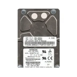 Hitachi DK227A-41 4.1GB ATA / IDE 2.5-inch Desktop Hard Drive