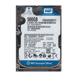 Western Digital G8BC00000500 Scorpio Blue 500GB SATA 3Gb/s Laptop Hard Drive