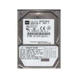 HDD2168 Toshiba 20GB Ultra ATA / 100 2.5-inch Laptop Hard Drive