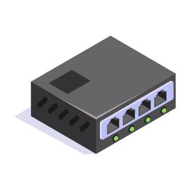 IBM 13H9747 8-Ports Ethernet Hub