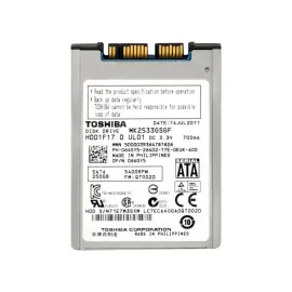 MK2533GSGF Toshiba 250GB SATA 3Gb/s 1.8-inch Laptop Hard Drive