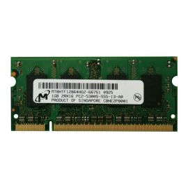 Micron MT8HTF12864HDZ-667G1 1GB DDR2 SoDimm Laptop Memory