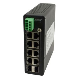 Transition Networks SISTP1040-382-LRT 8-Ports PoE+ Network Switch