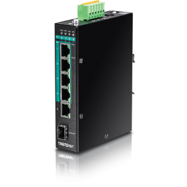 TRENDnet TI-PG541 5-Ports PoE+ Network Switch
