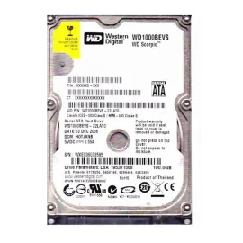 Western Digital WD1000BEVS-22LAT0 Scorpio 100GB SATA 1.5Gb/s Laptop Hard Drive