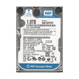 Western Digital WD10TPVT-11U4RT1 Scorpio Blue 1TB SATA 3Gb/s Laptop Hard Drive