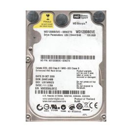Western Digital WD1200BEVE-00WZT0 Scorpio 120GB PATA Laptop Hard Drive