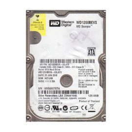 Western Digital WD1200BEVS-00LAT0 Scorpio 120GB SATA 1.5Gb/s Laptop Hard Drive