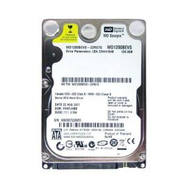 Western Digital WD1200BEVS-26RST0 Scorpio 120GB SATA 1.5Gb/s Laptop Hard Drive