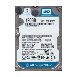 Western Digital WD1200BEVT-00A23T0 Scorpio Blue 120GB SATA 3Gb/s Laptop Hard Drive