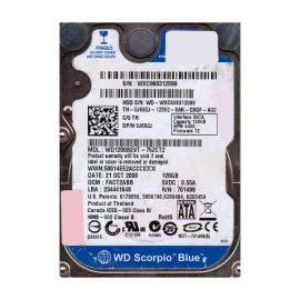 Western Digital WD1200BEVT-75ZCT2 Scorpio Blue 120GB SATA 3Gb/s Laptop Hard Drive
