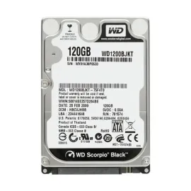 Western Digital WD1200BJKT Scorpio Black 120GB SATA 3Gb/s Desktop Hard Drive