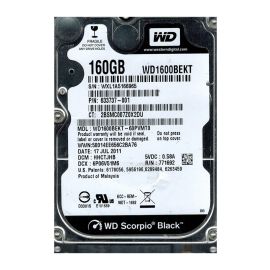 Western Digital WD1600BEKT-60PVMT0 Scorpio Black 160GB SATA 3Gb/s Desktop Hard Drive