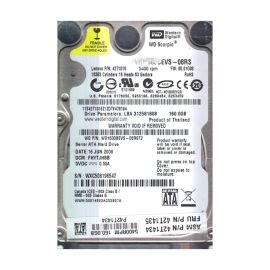 Western Digital WD1600BEVS-08RST2 Scorpio Blue 160GB SATA 1.5Gb/s Laptop Hard Drive