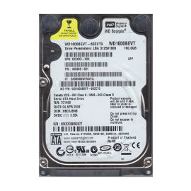 Western Digital WD1600BEVT-60ZCT0 Scorpio Blue 160GB SATA 3Gb/s Laptop Hard Drive