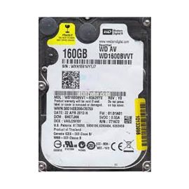 Western Digital WD1600BVVT AV-25 160GB SATA 3Gb/s Laptop Hard Drive