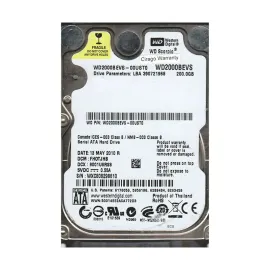 Western Digital WD2000BEVS-00UST0 Scorpio 200GB SATA 1.5Gb/s Laptop Hard Drive