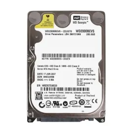 Western Digital WD2000BEVS-22UST0 Scorpio 200GB SATA 1.5Gb/s Laptop Hard Drive