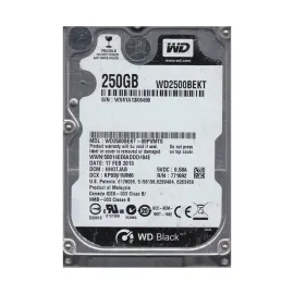 Western Digital WD2500BEKT-00PVMT0 Scorpio Black 250GB SATA 3Gb/s Desktop Hard Drive