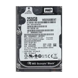 Western Digital WD2500BEKT-60PVMT0 Scorpio Black 250GB SATA 3Gb/s Desktop Hard Drive