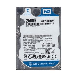 Western Digital WD2500BEVT-00SCST0 Scorpio Blue 250GB SATA 3Gb/s Laptop Hard Drive