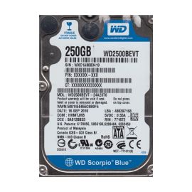 Western Digital WD2500BEVT-24A23T0 Scorpio Blue 250GB SATA 3Gb/s Laptop Hard Drive