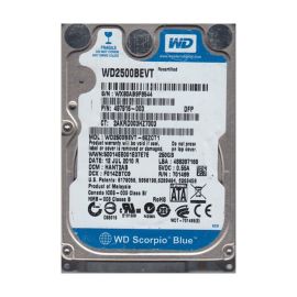 Western Digital WD2500BEVT-60ZCT1 Scorpio Blue 250GB SATA 3Gb/s Laptop Hard Drive