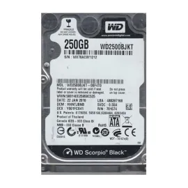 Western Digital WD2500BJKT-00F4T0 Scorpio Black 250GB SATA 3Gb/s Desktop Hard Drive