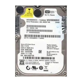 Western Digital WD2500BMVV 250GB 5400RPM Server Hard Drive
