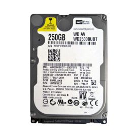 Western Digital WD2500BUDT AV-25 250GB SATA 3Gb/s Laptop Hard Drive