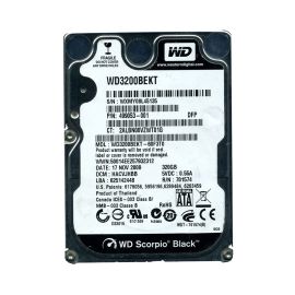 Western Digital WD3200BEKT-60F3T0 Scorpio Black 320GB SATA 3Gb/s Desktop Hard Drive