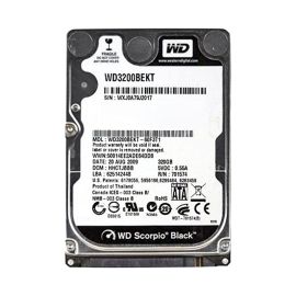 Western Digital WD3200BEKT-60F3T1 Scorpio Black 320GB SATA 3Gb/s Desktop Hard Drive