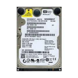 Western Digital WD3200BEVT-60ZCT0 Scorpio Blue 320GB SATA 3Gb/s Laptop Hard Drive