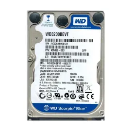 Western Digital WD3200BEVT-60ZCT1 Scorpio Blue 320GB SATA 3Gb/s Laptop Hard Drive