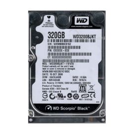 Western Digital WD3200BJKT-11F4T0 Scorpio Black 320GB SATA 3Gb/s Desktop Hard Drive
