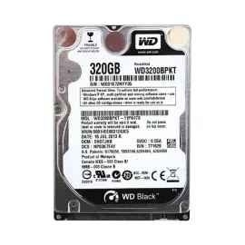 Western Digital WD3200BPKT-11PK4T0 Black 320GB SATA 3Gb/s Desktop Hard Drive