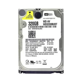 Western Digital WD3200BUDT-63DPZY0 AV 320GB SATA 3Gb/s Laptop Hard Drive