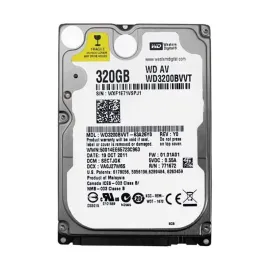 Western Digital WD3200BVVT-63A26Y0 AV 320GB SATA 3Gb/s Laptop Hard Drive