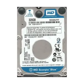 Western Digital WD3200LPVT-35G33T0 Scorpio Blue 320GB SATA 3Gb/s Laptop Hard Drive