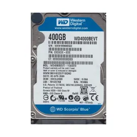 Western Digital WD4000BEVT-11A03T0 Scorpio Blue 400GB SATA 3Gb/s Laptop Hard Drive