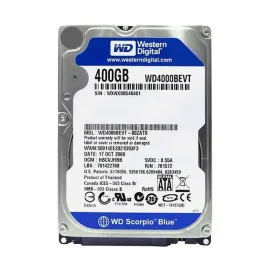 Western Digital WD4000BEVT Scorpio Blue 400GB SATA 3Gb/s Laptop Hard Drive