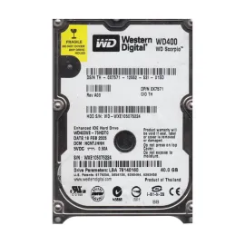 Western Digital WD400VE-75HDT0 Scorpio 40GB IDE Desktop Hard Drive