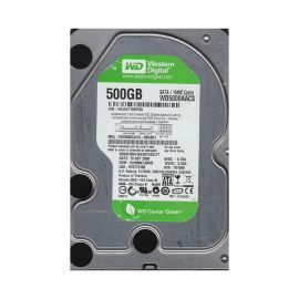 Western Digital WD5000AACS-00G8B1 Caviar Green 500GB SATA 3Gb/s Desktop Hard Drive