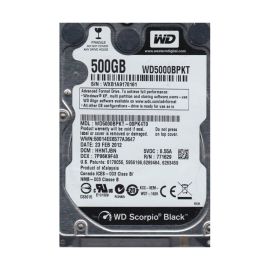 Western Digital WD5000BPKT-00PK4T0 Scorpio Black 500GB SATA 3Gb/s Desktop Hard Drive