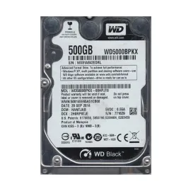 Western Digital WD5000BPKX-00HPJT0 Black 500GB SATA 6Gb/s Desktop Hard Drive