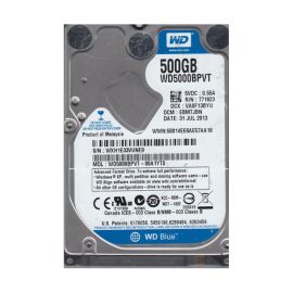 Western Digital WD5000BPVT-00A1YT0 Scorpio Blue 500GB SATA 3Gb/s Laptop Hard Drive